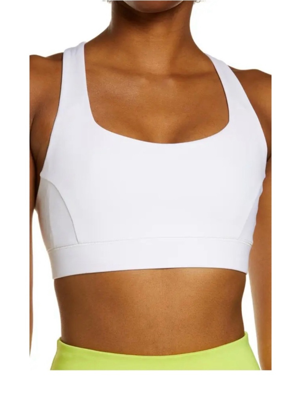 IVL Collective White Stay in Place Sports Bra Size 2